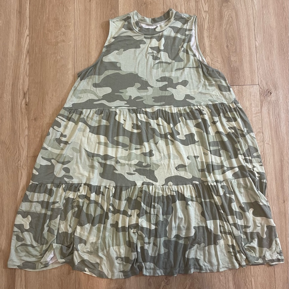 Mudpie Camo Sleveless Dress